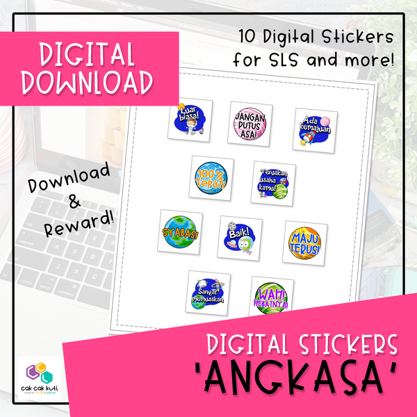 Digital Stickers - Angkasa (Digital Download)