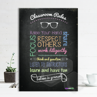 'Classroom Rules' Poster