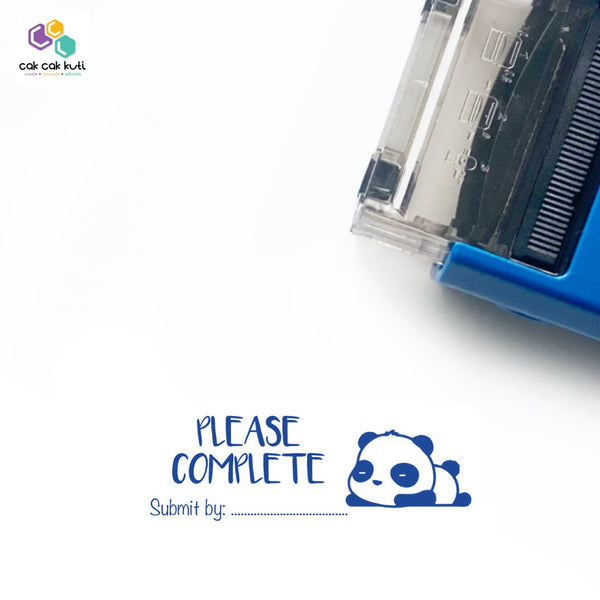 'Please Complete' Self-Inking Stamp