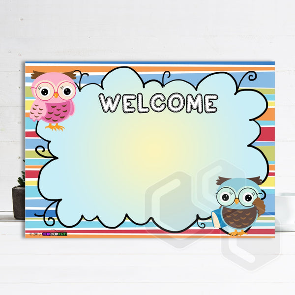 'Welcome Owls' Poster