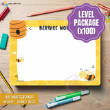 W2537 - Honey Bees (Personalised A5 Whiteboard)