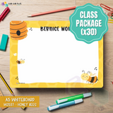 W2537 - Honey Bees (Personalised A5 Whiteboard)