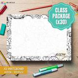 W2538 - Doodles (Personalised A5 Whiteboard)