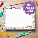 W2538 - Doodles (Personalised A5 Whiteboard)