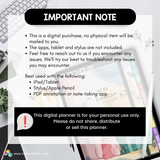 2025 Digital Academic Planner (BLOOM)