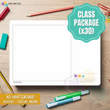 W2530 - Social Media (Personalised A5 Whiteboard)