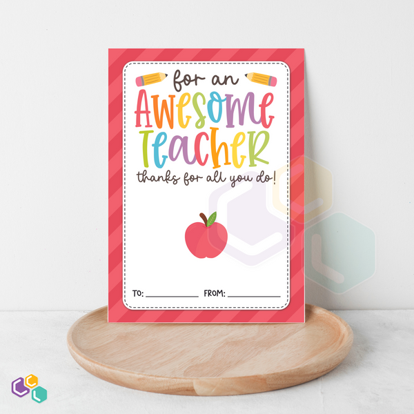 Teacher Appreciation Cards