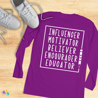 T010 - Influencer-Educator Teacher Tee