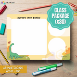 W2532 - Dino Task Board (Personalised A5 Whiteboard)
