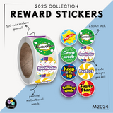 M2024 - Roll of 500 Reward Stickers