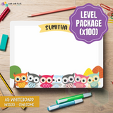 W2533 - Owlsome (Personalised A5 Whiteboard)