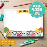 W2533 - Owlsome (Personalised A5 Whiteboard)