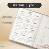 2024 Academic Planner (IVORY WHITE)