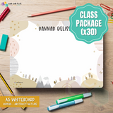 W2535 - Abstract Nature (Personalised A5 Whiteboard)