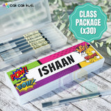 PB007 - Comic Personalised Pencil Box