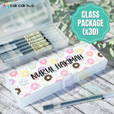PB003 - Rainbows Personalised Pencil Box