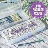 PB002 - Doodles Personalised Pencil Box