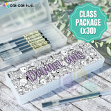 PB002 - Doodles Personalised Pencil Box