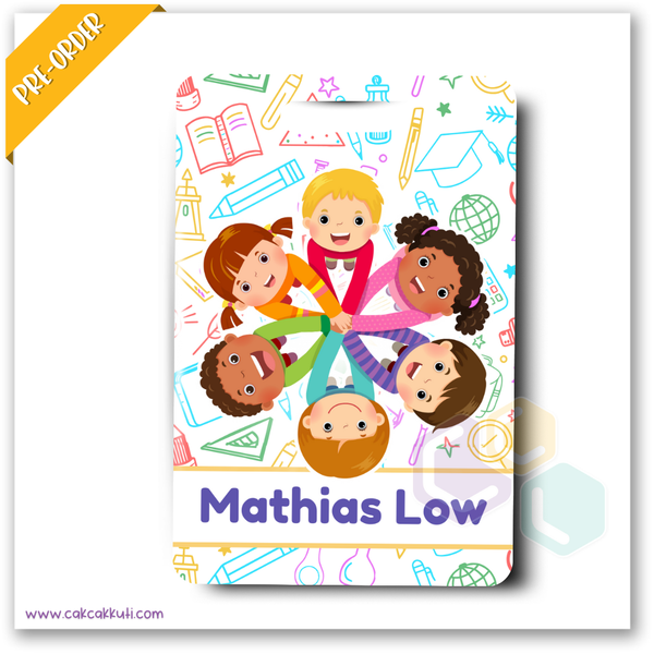L2069 - Team Kiddos Personalised Bag Tag
