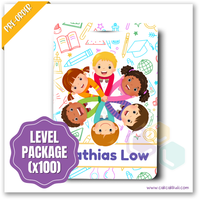 L2069 - Team Kiddos Personalised Bag Tag