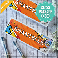 PB011 - Comic Strip Personalised Pencil Box