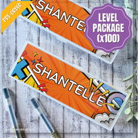 PB011 - Comic Strip Personalised Pencil Box