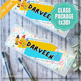 PB012 - Bright Doodles Personalised Pencil Box