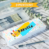 PB012 - Bright Doodles Personalised Pencil Box