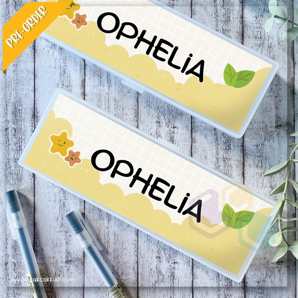 PB013 - Simply Yellow Personalised Pencil Box