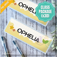 PB013 - Simply Yellow Personalised Pencil Box