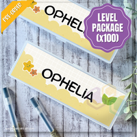 PB013 - Simply Yellow Personalised Pencil Box