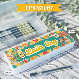 PB016 - Groovy Personalised Pencil Box