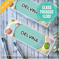 PB017 - Macarons Personalised Pencil Box