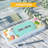 PB017 - Macarons Personalised Pencil Box
