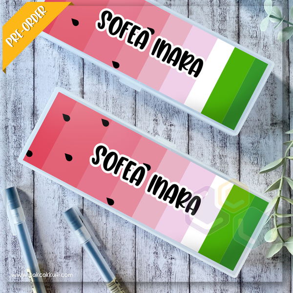 PB018 - Watermelon Personalised Pencil Box