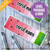 PB018 - Watermelon Personalised Pencil Box