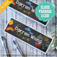 PB020 - Crayons Personalised Pencil Box