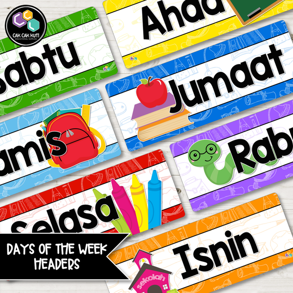 Days of the Week Headers (ML)