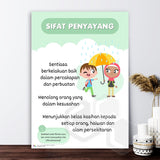 Poster 'Nilai Sifat Penyayang'