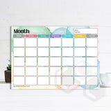 'Watercolours' Monthly Planner