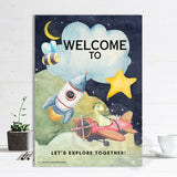 'Outerspace' Welcome Sign