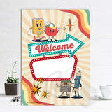 'Retro Groove' Welcome Sign