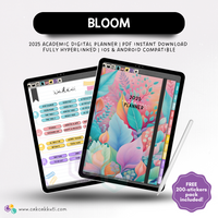 2025 Digital Academic Planner (BLOOM)