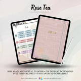 ROSE TEA - 2026 Digital Academic Planner