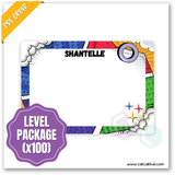 W2546 - Comic Strip Personalised A5 Whiteboard