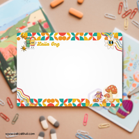 W2547 - Groovy Personalised A5 Whiteboard