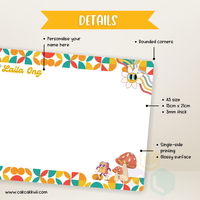 W2547 - Groovy Personalised A5 Whiteboard