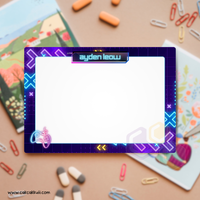 W2548 - Gamer Personalised A5 Whiteboard