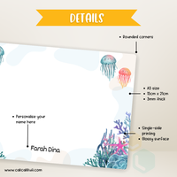 W2551 - Corals Personalised A5 Whiteboard