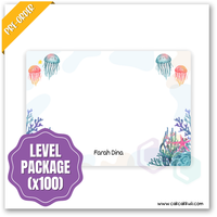 W2551 - Corals Personalised A5 Whiteboard